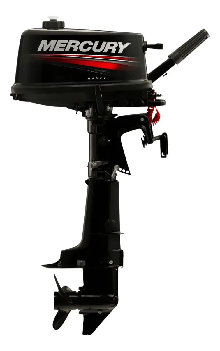 Kit Motor Mercury 5hp Mh 2t + Carrinho Motor De Popa 30 Hp Reforçado 0km — foto 2