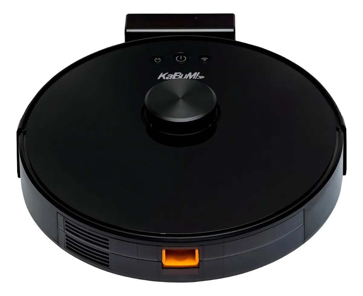 Robô Aspirador e Passa Pano KABUM! smart 700 - 5 Modos de Limpeza, Mapeamento a Laser 3D, Base de Carregamento - Bivolt - Preto - KBSF003 — foto 1