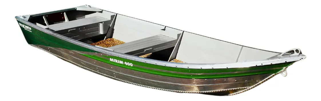 Barco De Alumínio Mirim 400 C/ 4 Metros Barcos Mogi Mirim — foto 1