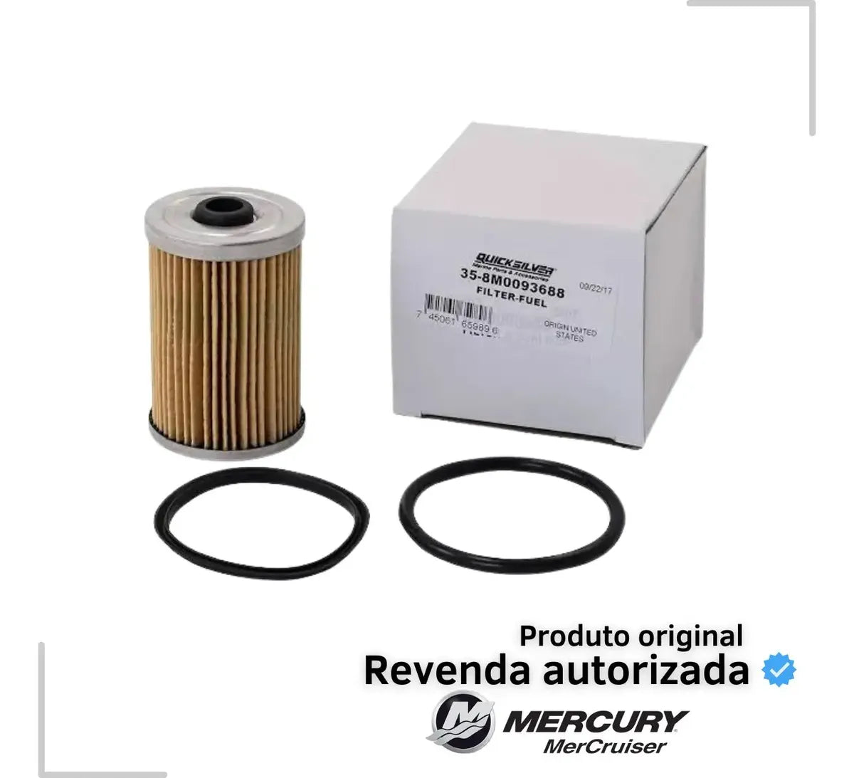 Filtro Combustível Mercruiser 350 Mag 6.2 5.0 Mpi 8m0093688 — foto 2
